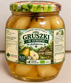 Gruszki w syropie.