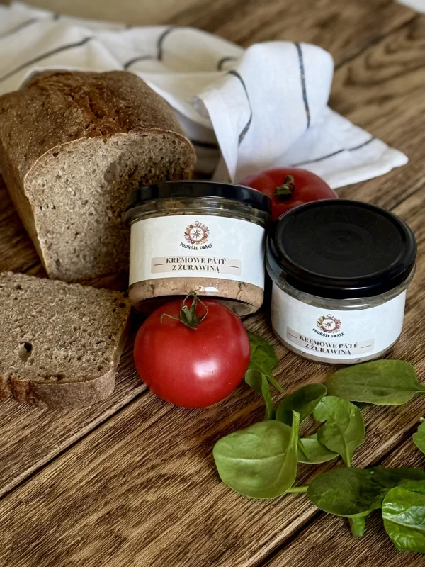 Kremowe pâté z żurawiną